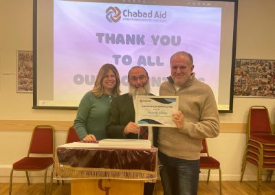 Chabad Aid Volunteers’ Tea 29th October 2023
