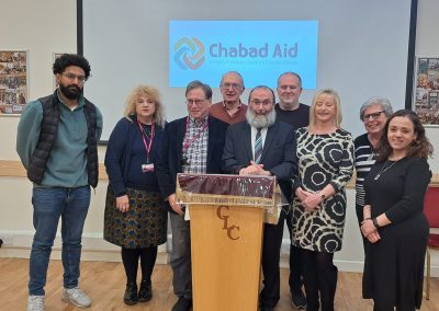 ChabadAid Presentation to Local Councillors, February 2024